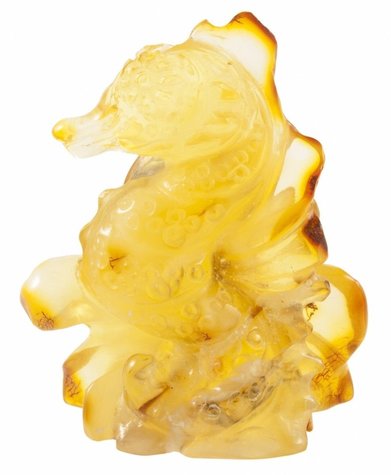 Сувенір з бурштину «Морський коник»